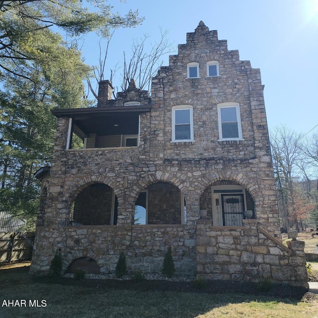 1761 Princeton Rd, Altoona, PA 16602 - view of front of house featuring stone siding