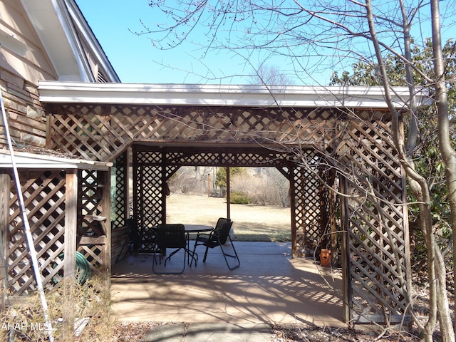 view of patio