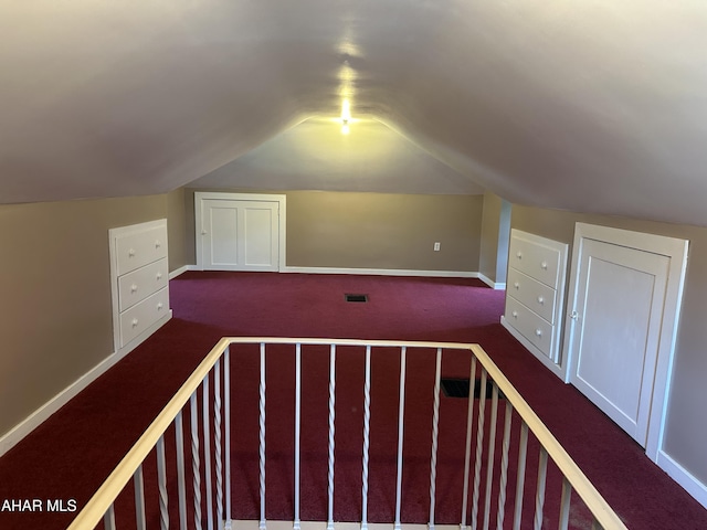328 Avalon Rd, Altoona, PA 16601 - additional living space with carpet flooring and vaulted ceiling