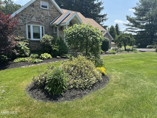 328 Avalon Rd, Altoona, PA 16601 - view of front of property with stone siding and a front lawn