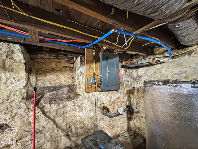 utility room featuring electric panel