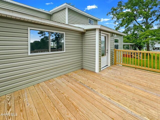 view of deck