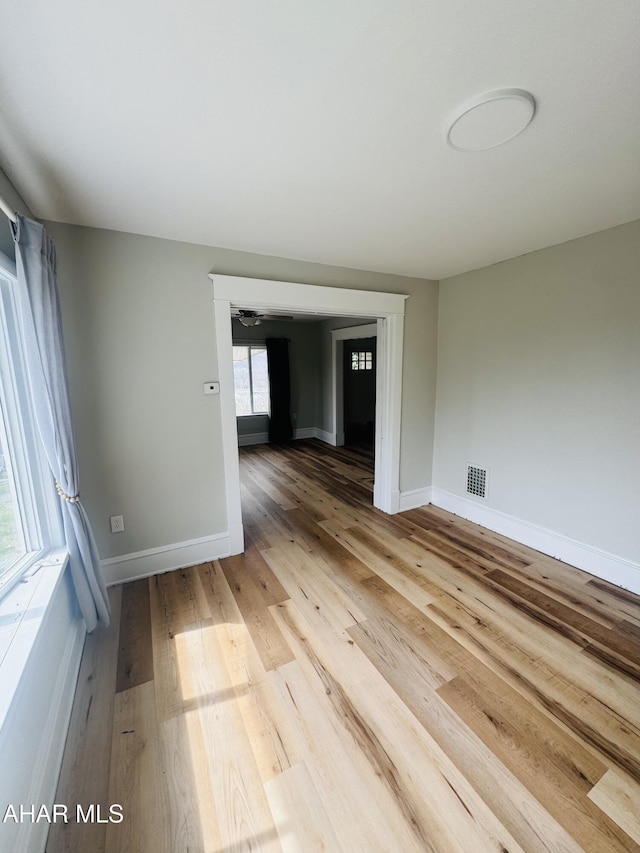 5017 Highland Park Ave, Altoona, PA 16602 - unfurnished room featuring wood finished floors and ceiling fan
