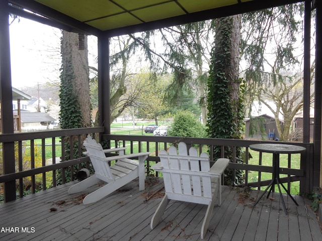 708 Blair St, Hollidaysburg, PA 16648 - view of wooden terrace