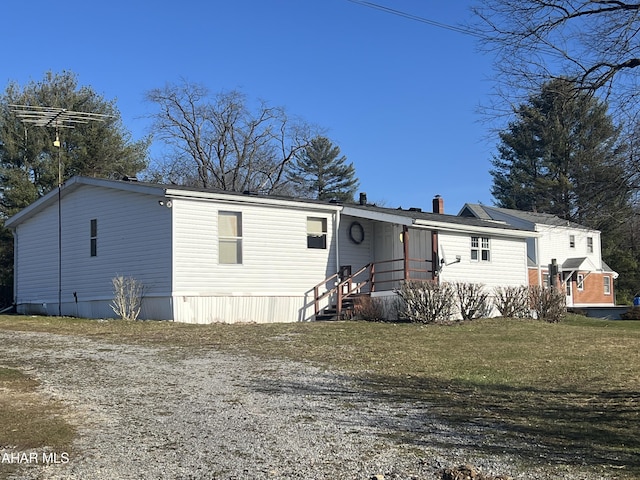 view of manufactured / mobile home