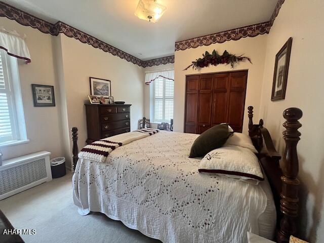 522 Wayne St, Hollidaysburg, PA 16648 - bedroom with carpet flooring and radiator