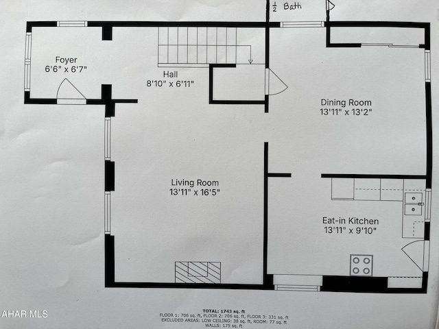 522 Wayne St, Hollidaysburg, PA 16648 - view of home floor plan