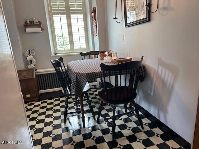 522 Wayne St, Hollidaysburg, PA 16648 - dining area with tile patterned floors