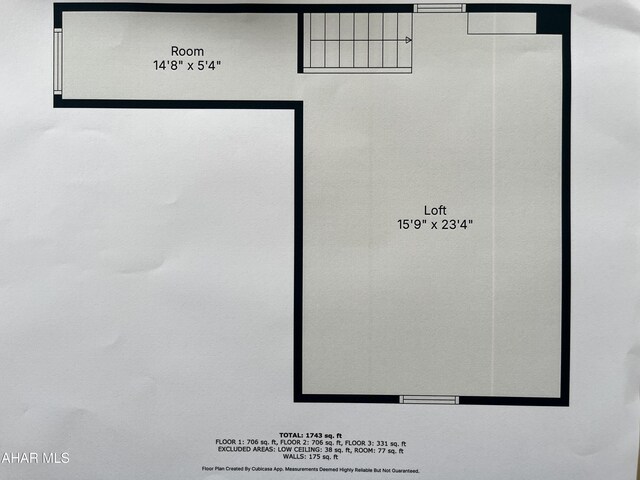522 Wayne St, Hollidaysburg, PA 16648 - view of floor plan / room layout
