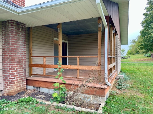 view of exterior entry