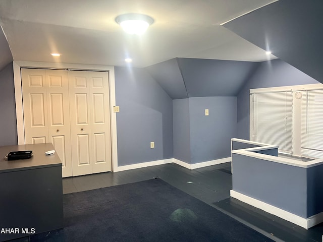 1008 N 3rd St, Altoona, PA 16601 - additional living space with baseboards and lofted ceiling