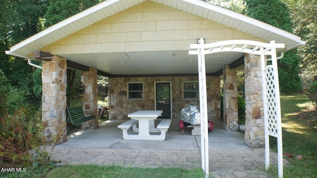 view of patio