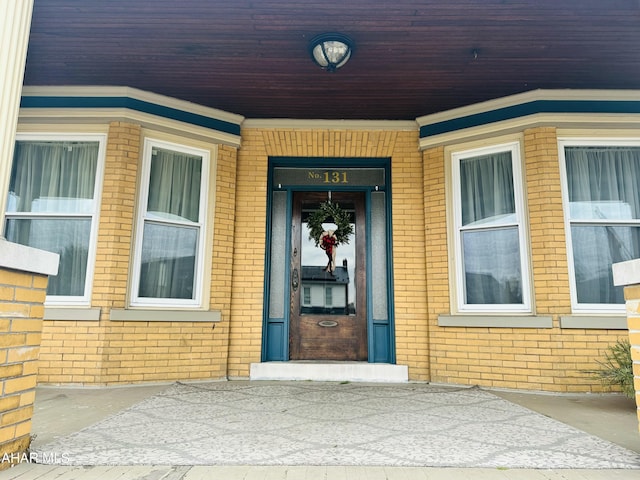 view of property entrance