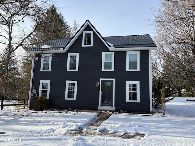 view of colonial-style house