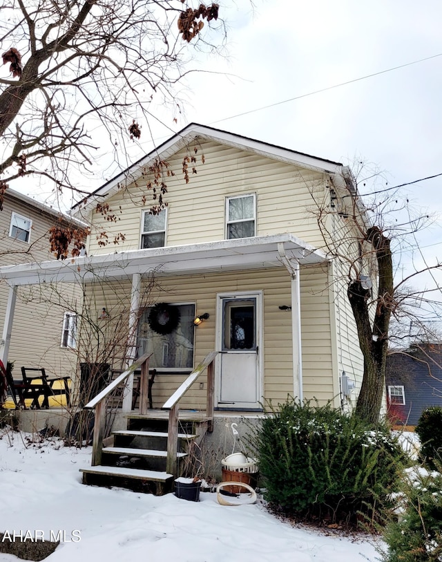 view of bungalow-style home