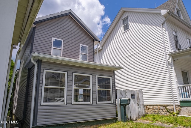 view of property exterior featuring cooling unit