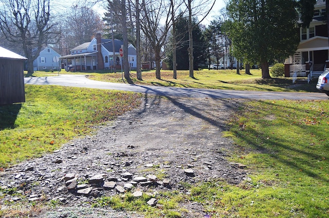 view of road