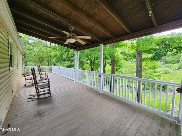774 Hench St, Bedford, PA 15522 - view of wooden terrace