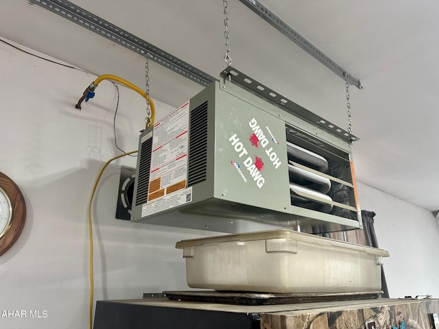 1650 Adams Run Rd, New Paris, PA 15554 - garage view of a heating unit