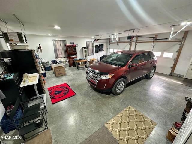 1650 Adams Run Rd, New Paris, PA 15554 - garage with a garage door opener