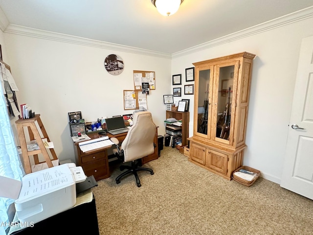 1650 Adams Run Rd, New Paris, PA 15554 - carpeted office with crown molding