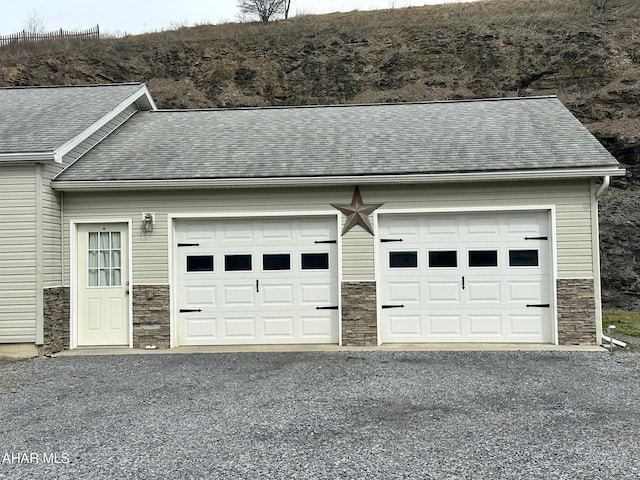 1650 Adams Run Rd, New Paris, PA 15554 - view of garage