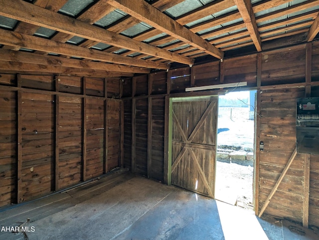 view of storage room