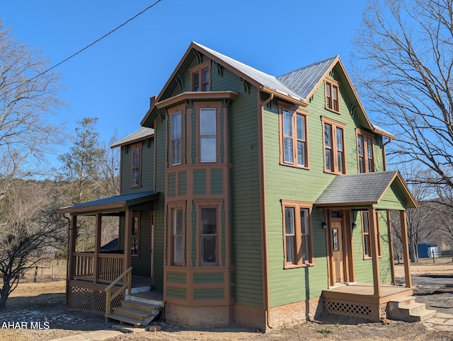 view of victorian house