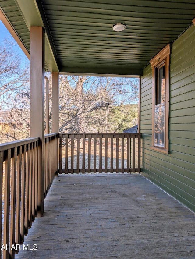 view of deck