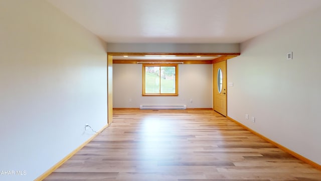 79 Mill Rd, Duncansville, PA 16635 - spare room with baseboard heating and wood finished floors