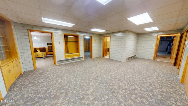 79 Mill Rd, Duncansville, PA 16635 - carpeted empty room with a drop ceiling