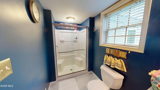 4701 Lynndale Rd, Altoona, PA 16602 - full bathroom featuring a stall shower and tile patterned flooring