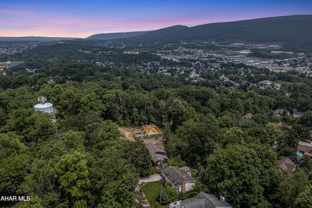 4701 Lynndale Rd, Altoona, PA 16602 - aerial view at dusk of a mountain view and a view of trees