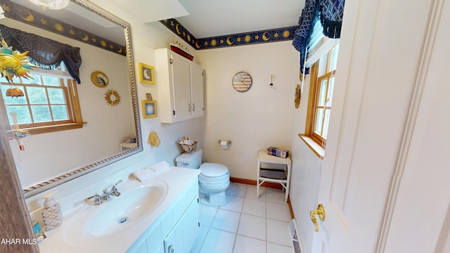 4701 Lynndale Rd, Altoona, PA 16602 - bathroom featuring vanity and tile patterned flooring