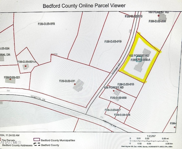 152 Forest Rd, Everett PA, 15537 land for sale