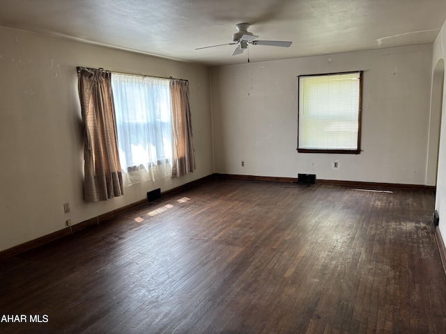179 Orchard Way, Bedford, PA 15522 - spare room featuring wood-type flooring and a ceiling fan