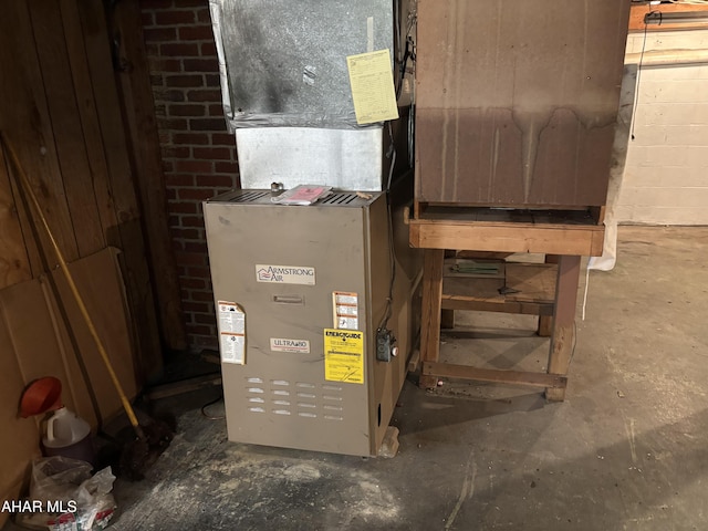 179 Orchard Way, Bedford, PA 15522 - utility room with heating unit