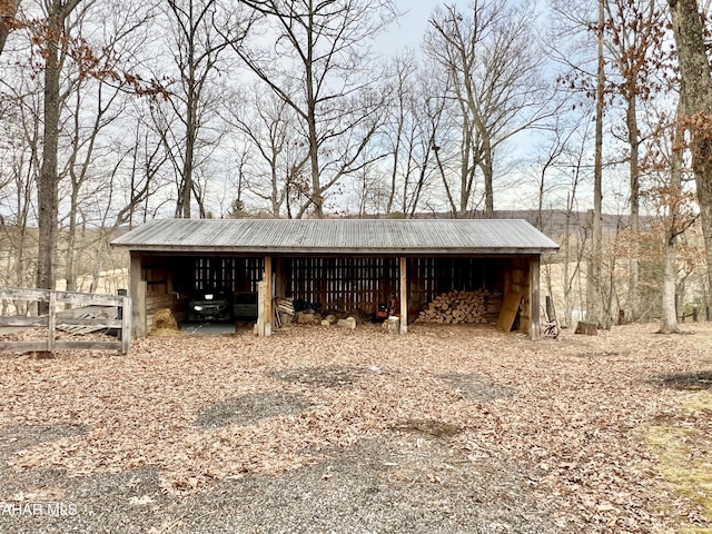 view of stable