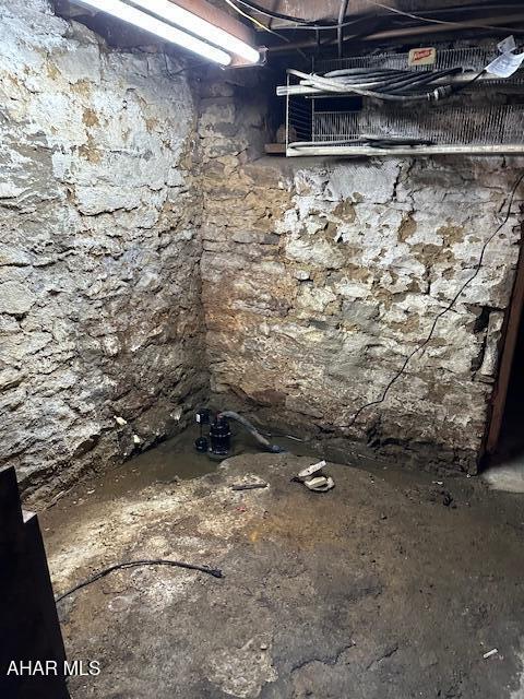 view of basement