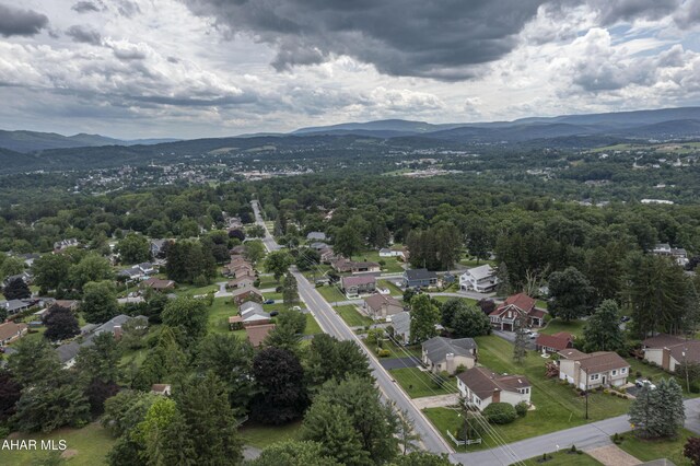 3339 Sylvan Heights Dr, Hollidaysburg, PA 16648 - aerial perspective of suburban area with a mountain backdrop