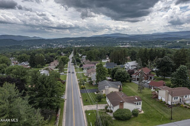 3339 Sylvan Heights Dr, Hollidaysburg, PA 16648 - aerial view of residential area with mountains