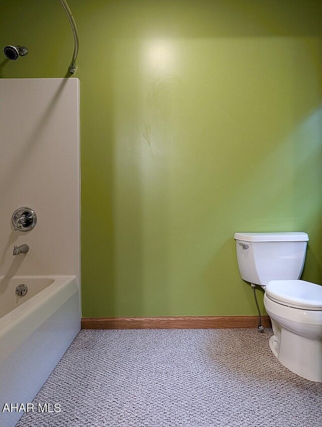 263 Helixville Rd, Schellsburg, PA 15559 - bathroom with toilet and bathtub / shower combination