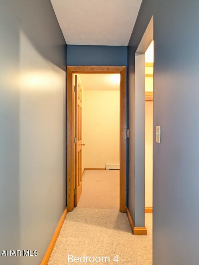 263 Helixville Rd, Schellsburg, PA 15559 - corridor with carpet and baseboard heating