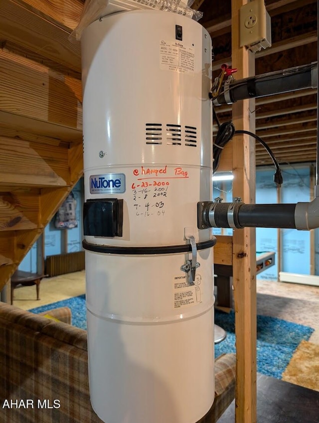 263 Helixville Rd, Schellsburg, PA 15559 - utilities featuring a central vacuum unit