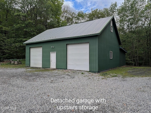 263 Helixville Rd, Schellsburg, PA 15559 - view of detached garage