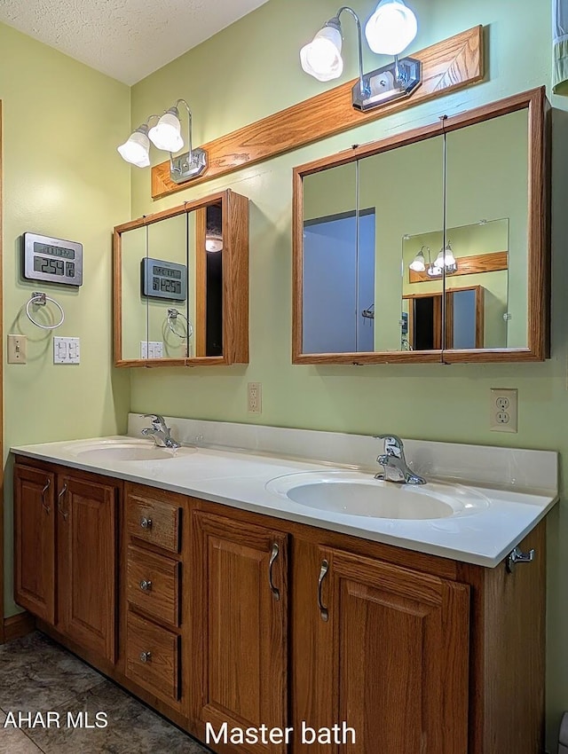 263 Helixville Rd, Schellsburg, PA 15559 - full bath featuring double vanity and a textured ceiling