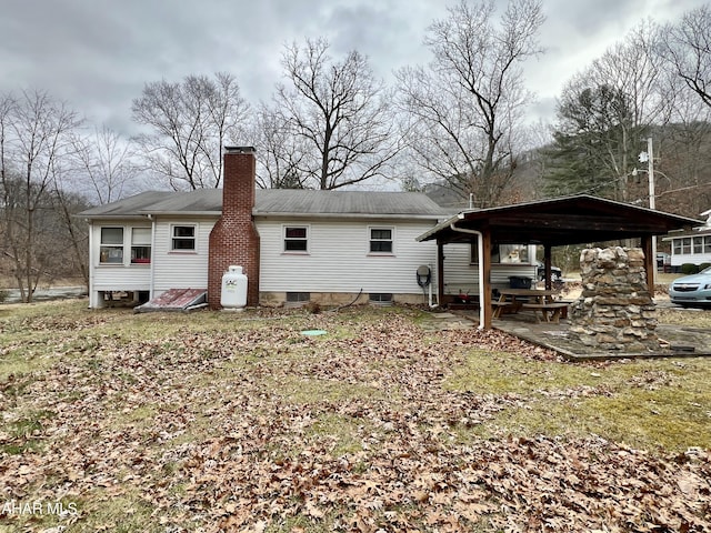 view of rear view of property