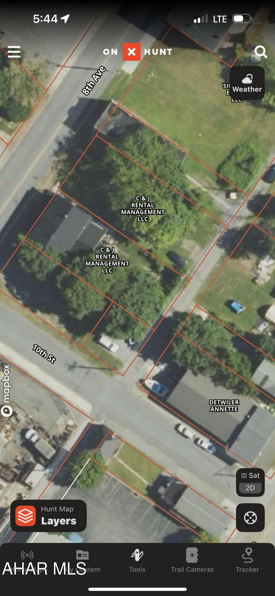 917-919 8th Ave, Altoona, PA 16602 - aerial view of property's location