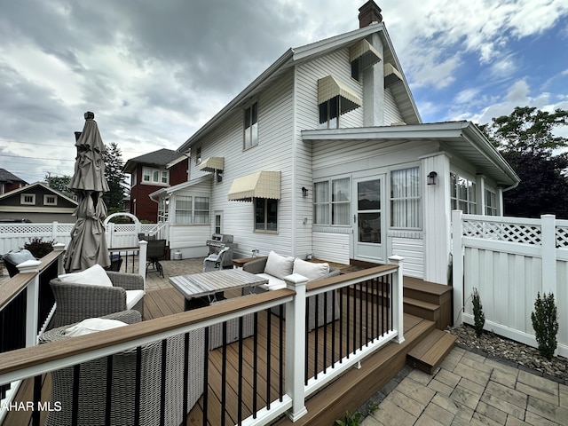 705 Clark St, Hollidaysburg, PA 16648 - wooden deck featuring grilling area