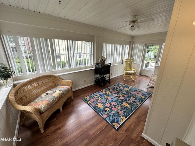 705 Clark St, Hollidaysburg, PA 16648 - sunroom with wood finished floors and wood ceiling